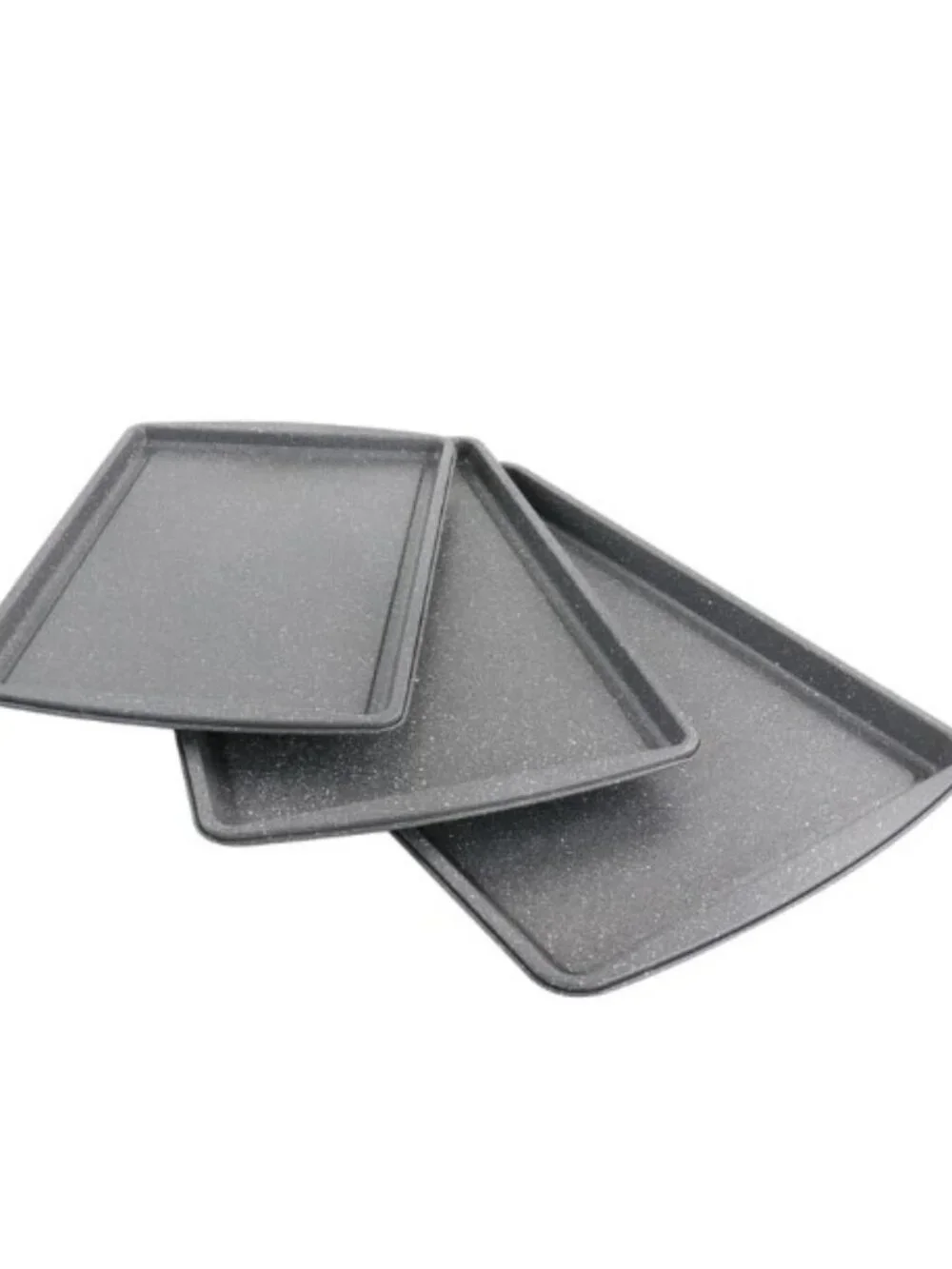 OSTER CARBON STEEL NONSTICK COOKIE SHEET, (SET OF 3)